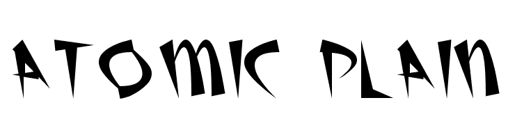 Atomic Plain Font