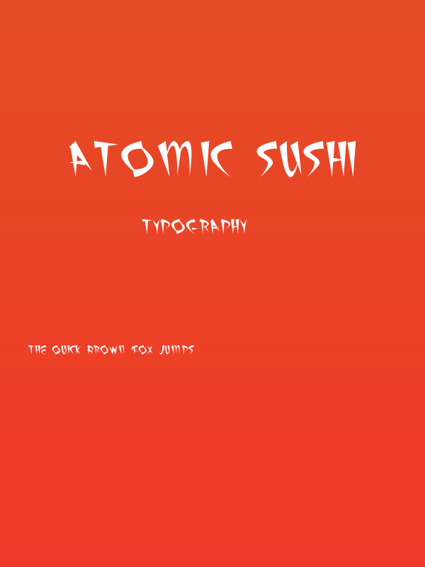 Atomic Sushi Poster