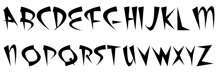 Atomic Sushi Font LOWERCASE