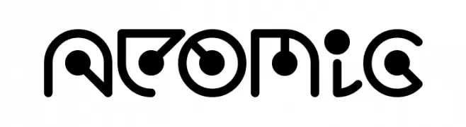Atomic  font caratteri gratis