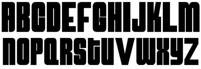 AtomicBomb Schriftart Groß