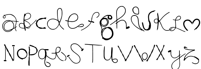 AtomicVegasSeasnakes Font LOWERCASE