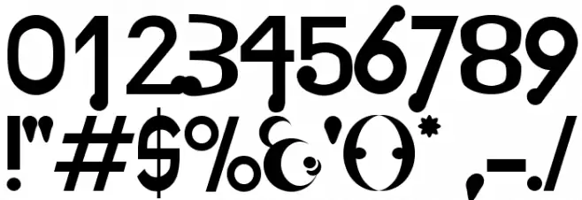 Atomium Font OTHER CHARS