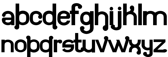 Atomium Font LOWERCASE