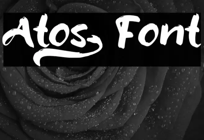 Atos_ Font examples
