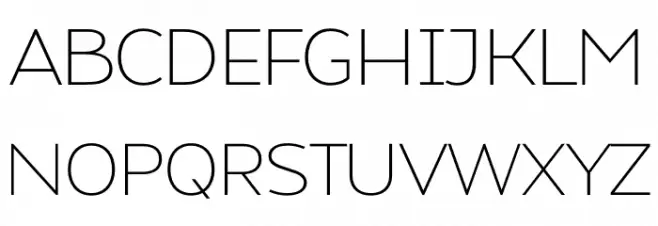 Atozimple ExtraLight Шрифта ВЕРХНИЙ