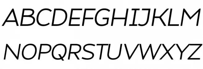 Atozimple Italic Fuentes MAYÚSCULAS