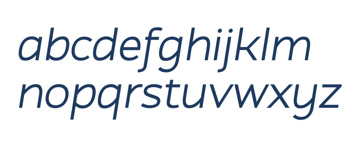 Atozimple Italic Lowercase