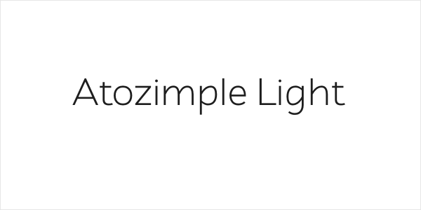 Atozimple Light Logo