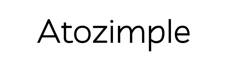 Atozimple  font caratteri gratis