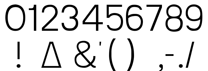 Atrian 1 Font OTHER CHARS
