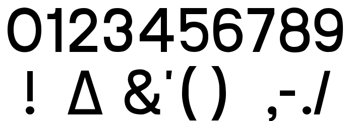 Atrian 3 Font OTHER CHARS