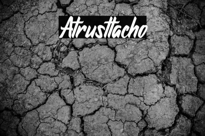 Atrusttacho Font examples