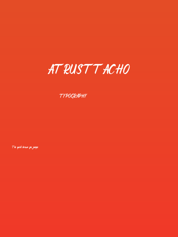 Atrusttacho Poster