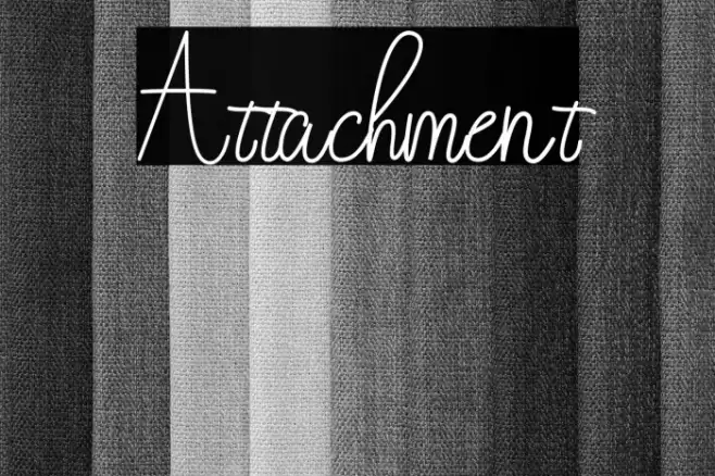 Attachment Font examples