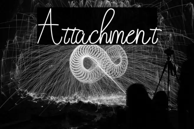 Attachment Font examples