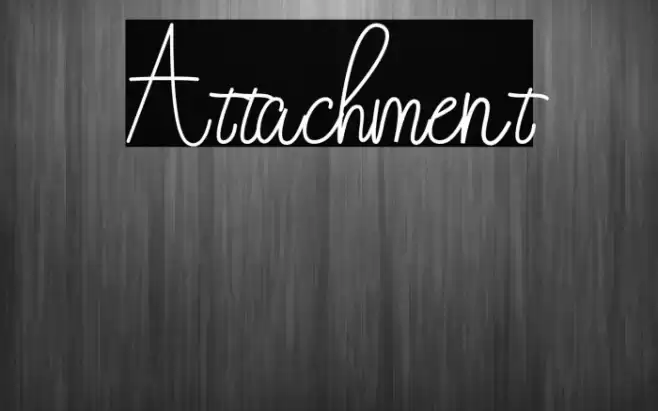 Attachment Font examples
