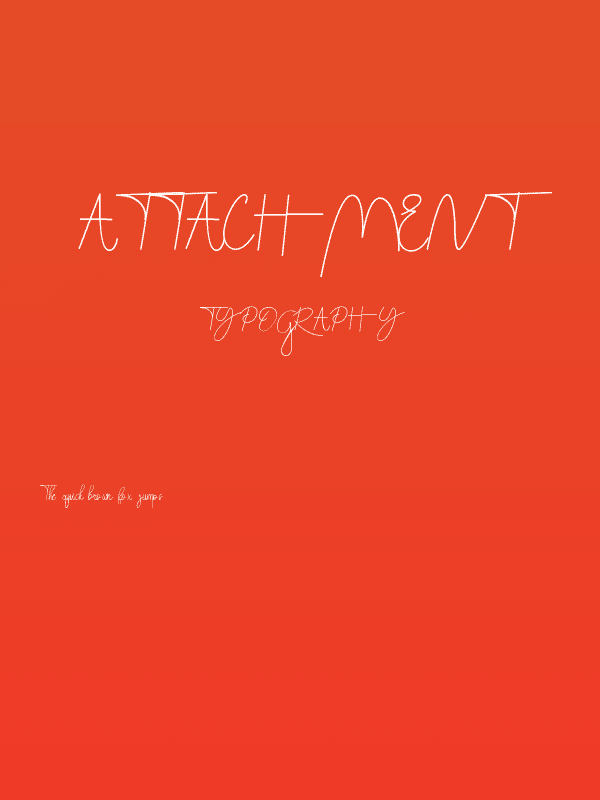 Attachment Poster
