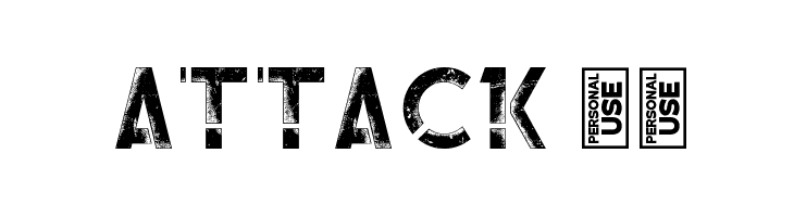 Attack 13  Free Fonts Download