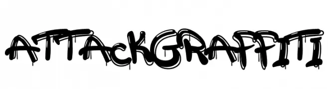 Attack Graffiti  フリーフォントのダウンロード