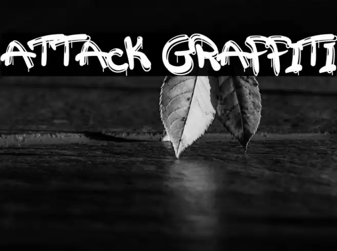 Attack Graffiti Font examples
