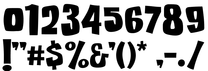 Attack Of Monster Font OTHER CHARS