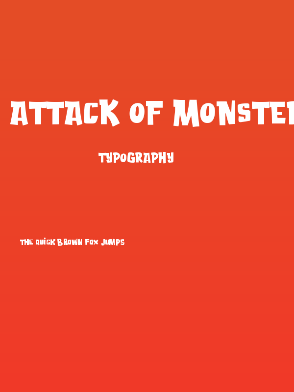 Attack Of Monster Poster
