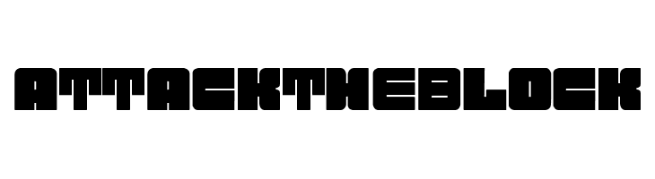 Attack the Block  Free Fonts Download