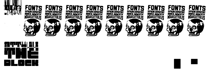 Attack the Block Font OTHER CHARS