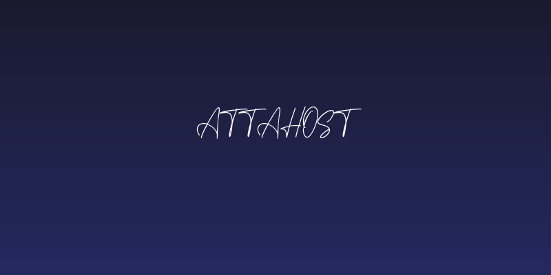 Attahost Social Header