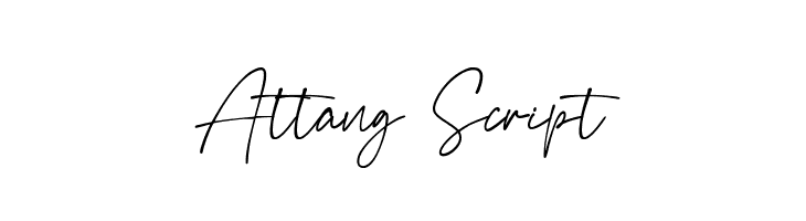 Attang Script  Скачать бесплатные шрифты