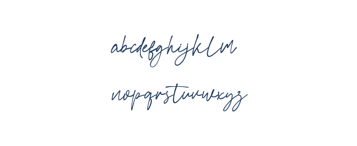 Attang Script Lowercase