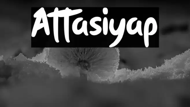 Attasiyap Font examples
