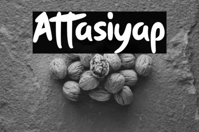 Attasiyap Font examples