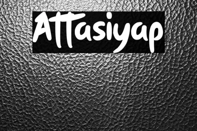 Attasiyap Font examples