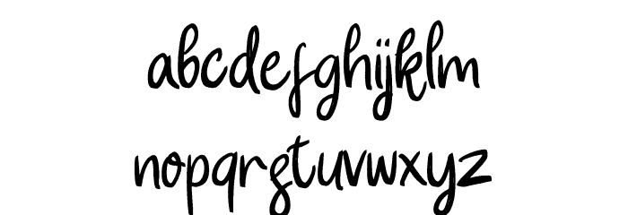 Attaya Font LOWERCASE