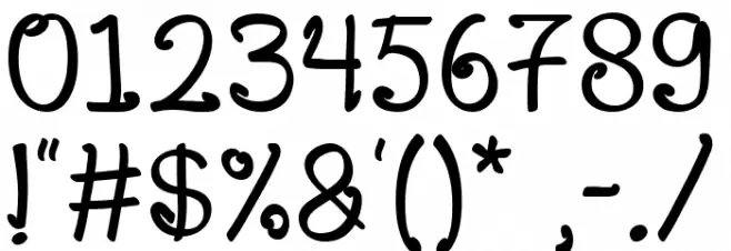 Attazack Font OTHER CHARS