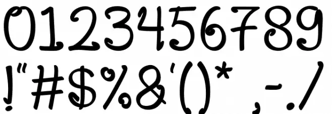 Attazack Font OTHER CHARS