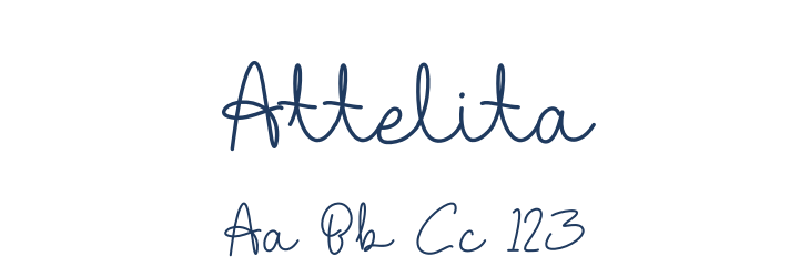 Attelita Font Preview