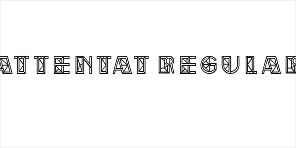 Attentat Regular Logo