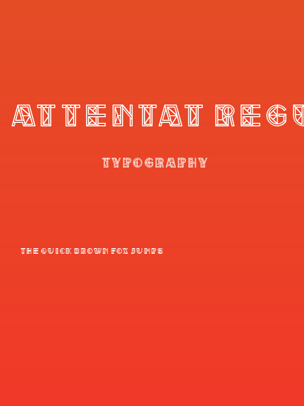 Attentat Regular Poster