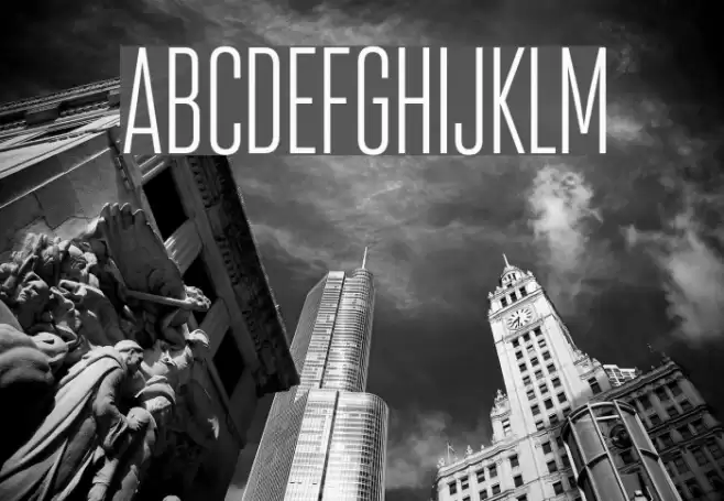 Attentica4F-UltraLight Caratteri examples