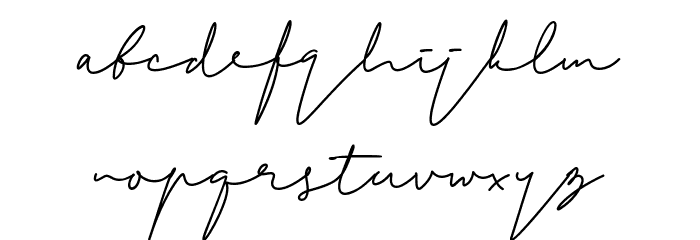 Attention Personal Use Font LOWERCASE