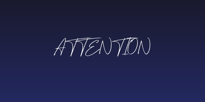 Attention Social Header