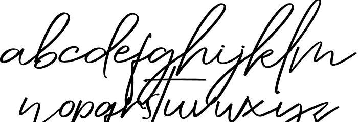 Attention Font LOWERCASE