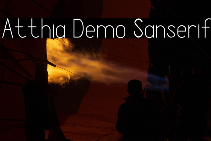 Atthia Demo Sanserif Example 1