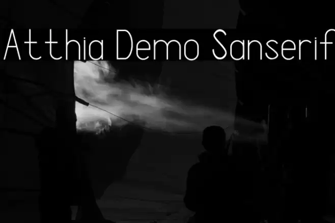 Atthia Demo Sanserif Font examples