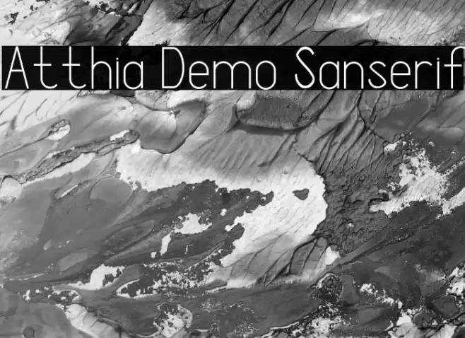 Atthia Demo Sanserif Font examples