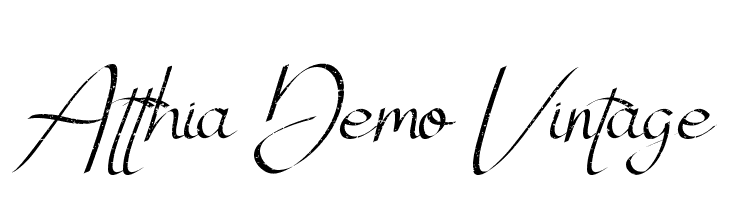 Atthia Demo Vintage  フリーフォントのダウンロード