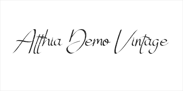 Atthia Demo Vintage Logo